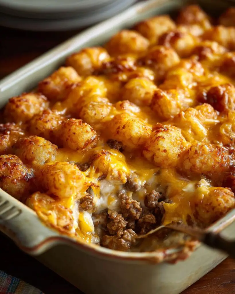 kickin creole tater tot casserole baked
