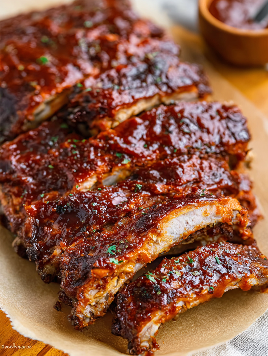 Tender Oven-Baked Barbecue Ribs