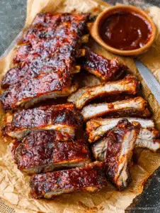 Tender Oven-Baked Barbecue Ribs