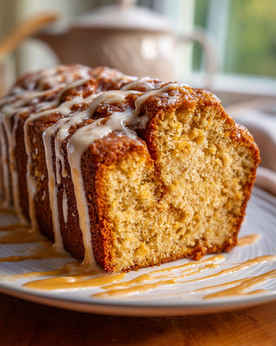 Irresistible 1-Bowl Peanut Butter Pound Cake Recipe! 1 peanut butter pound cake with glaze 1