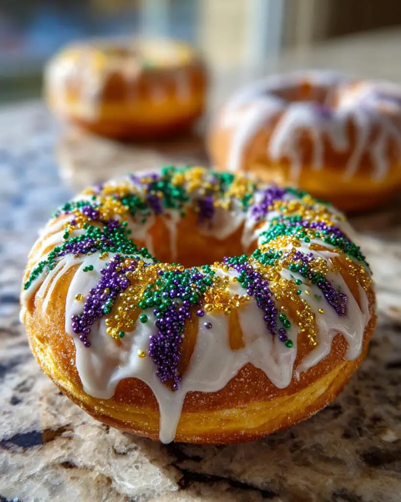 shortcut mardi gras king cake 1