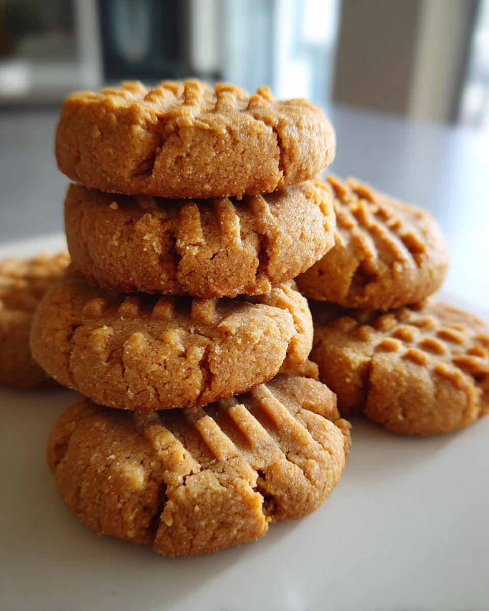 Best Ever Soft Peanut Butter Cookies: 1 Recipe! 1 soft peanut butter cookies stack 3