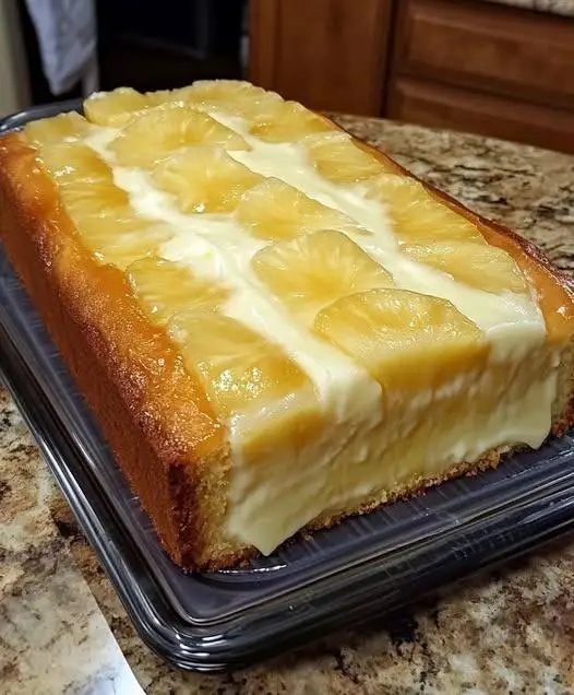Pineapple Cream Cheese Pound Cake