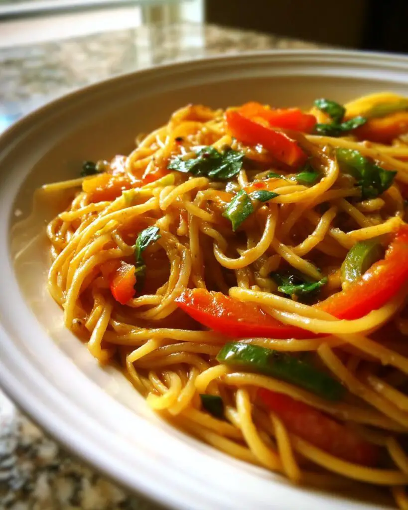 Amazing 35-Min Avocado Bell Pepper Pasta