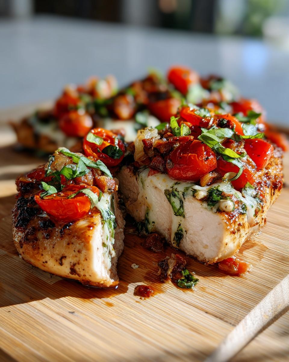 Amazing Bruschetta Chicken Bake in 30 Minutes