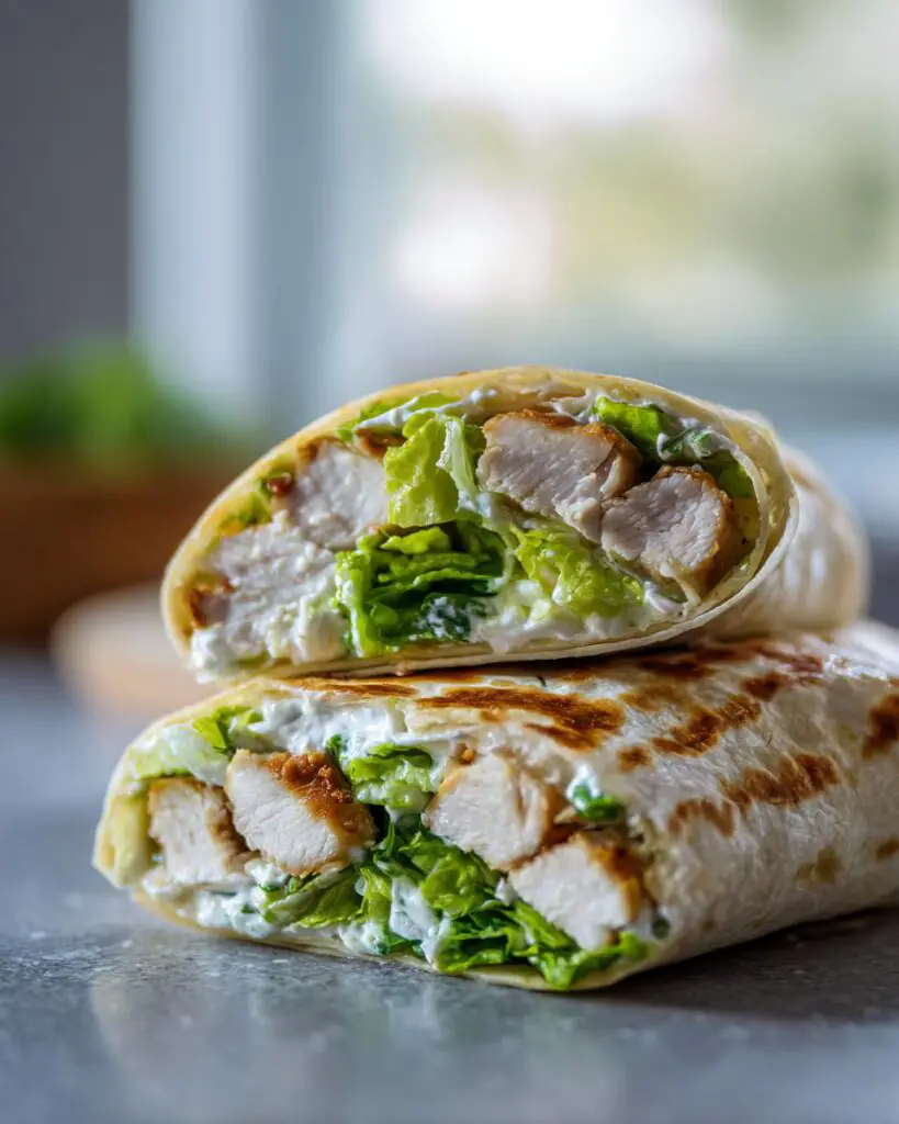 Amazing 10-Minute Chicken Caesar Wrap