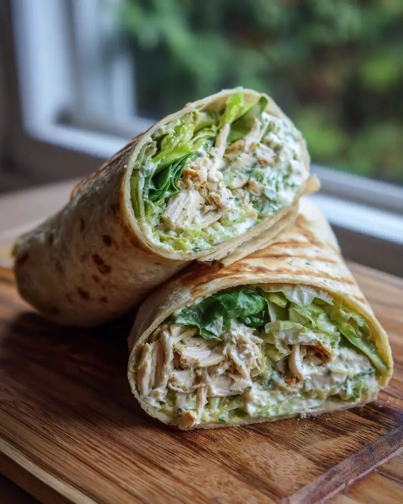 Amazing 1-Minute Chicken Caesar Wrap