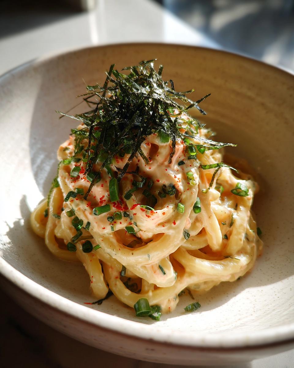 Amazing Creamy Mentaiko Udon: 15 Min Recipe 1 Amazing Creamy Mentaiko Udon: 15 Min Recipe