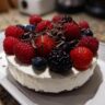 A beautiful dessert featuring fresh berries, perfect for the Easiest Dessert recipe.