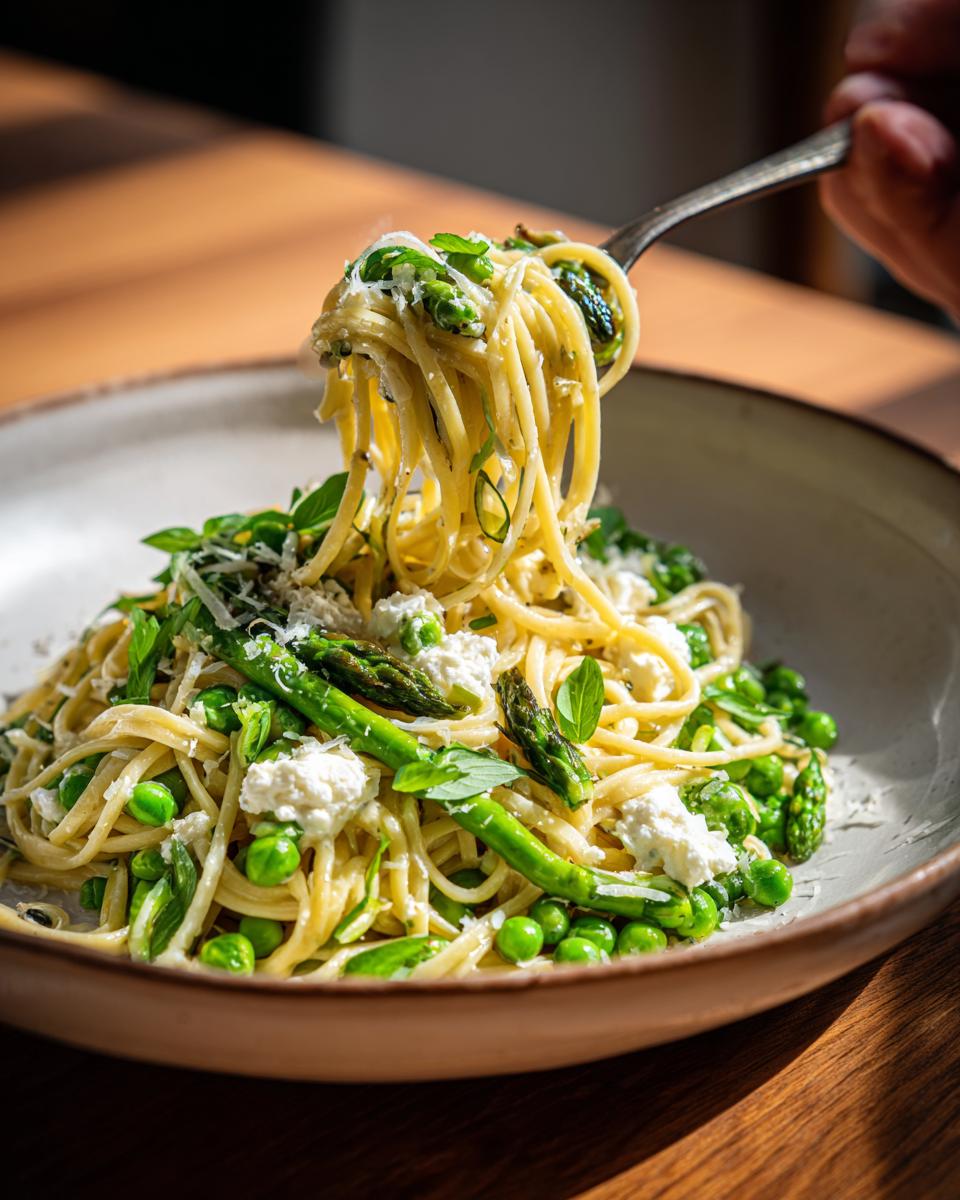 Amazing Goat Cheese Pasta: 30 Min Spring Delight