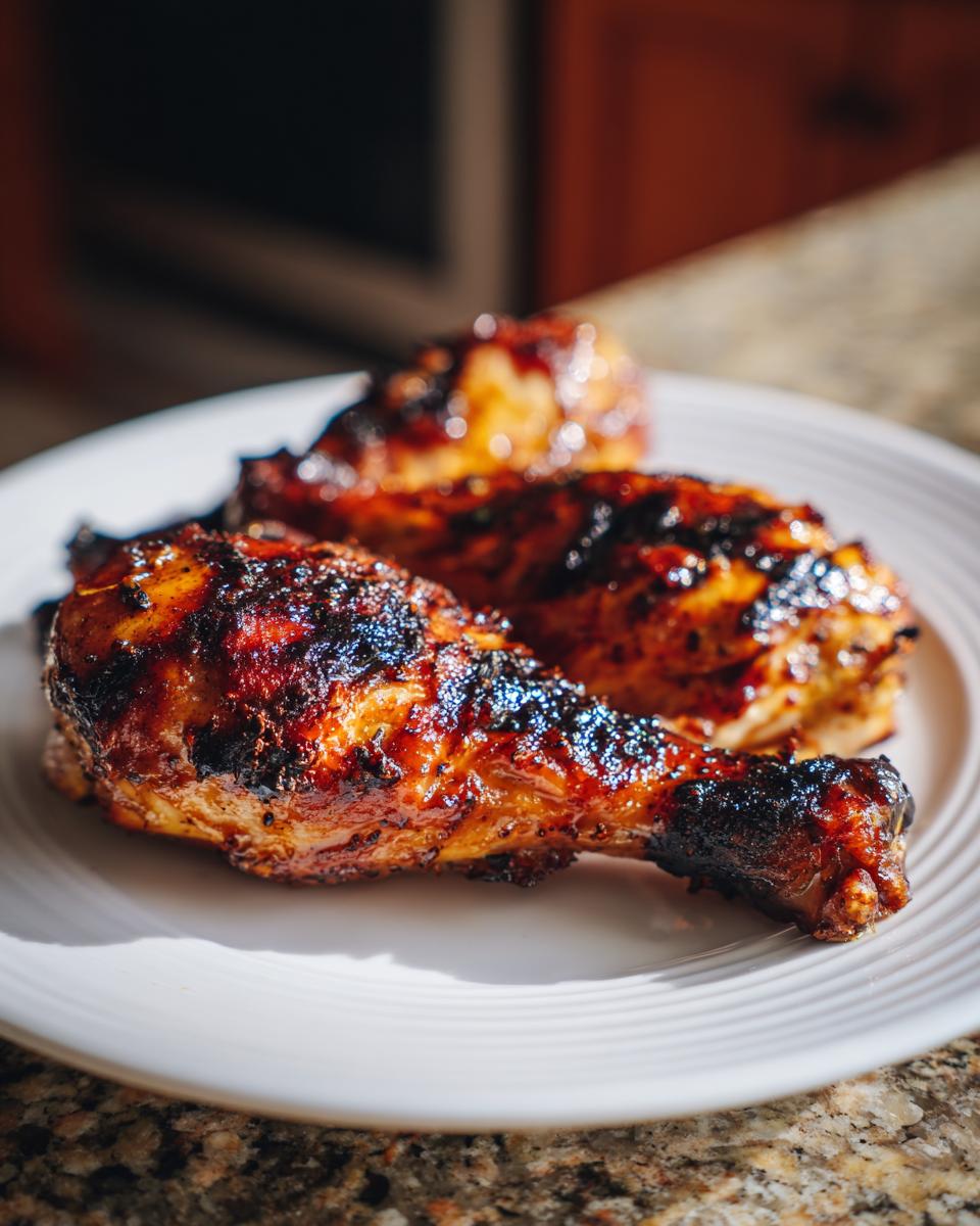 Amazing Grilled Honey Mustard Chicken Drumsticks