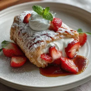 Strawberry Cheesecake Chimichangas 3 Strawberry Cheesecake Chimichangas