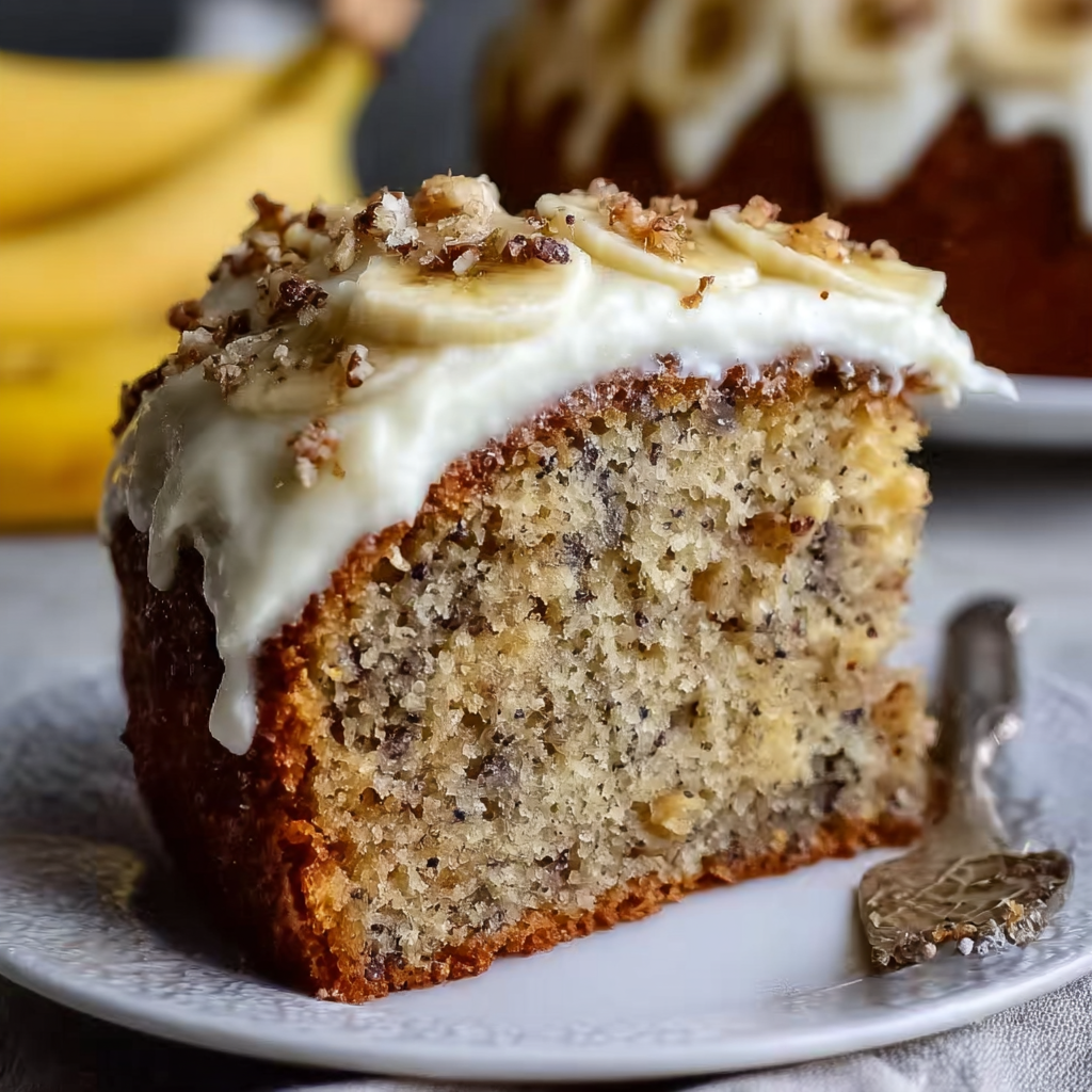 Banana Bread Cake with Cream Cheese Frosting