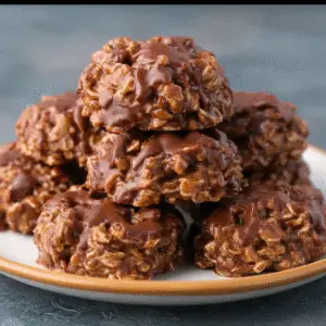 CHOCOLATE PEANUT BUTTER NO-BAKE COOKIES!
