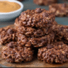 CHOCOLATE PEANUT BUTTER NO-BAKE COOKIES!