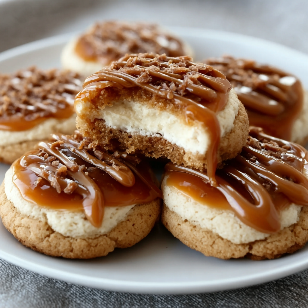 Caramel Cheesecake Cookies