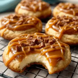 Caramel Cheesecake Cookies