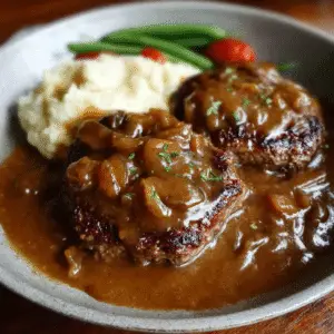 Hamburger Steak With Gravy