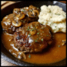 Hamburger Steak With Gravy