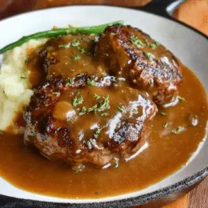 Hamburger Steak With Gravy