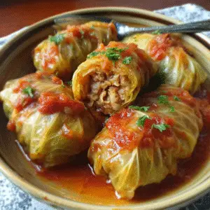 My Polish aunt taught me this and it's been a household fave since!. 3 ftuffed cabbage rolls