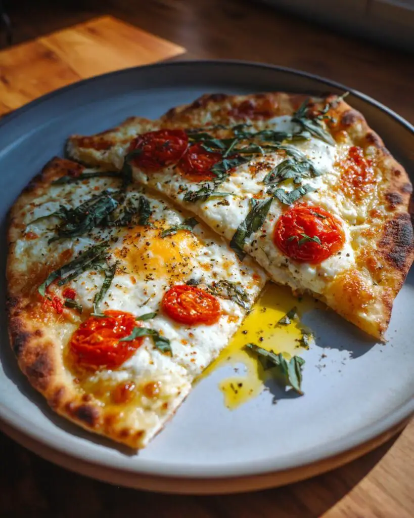 Amazing Quick Flatbread Pizza Margherita in 15!