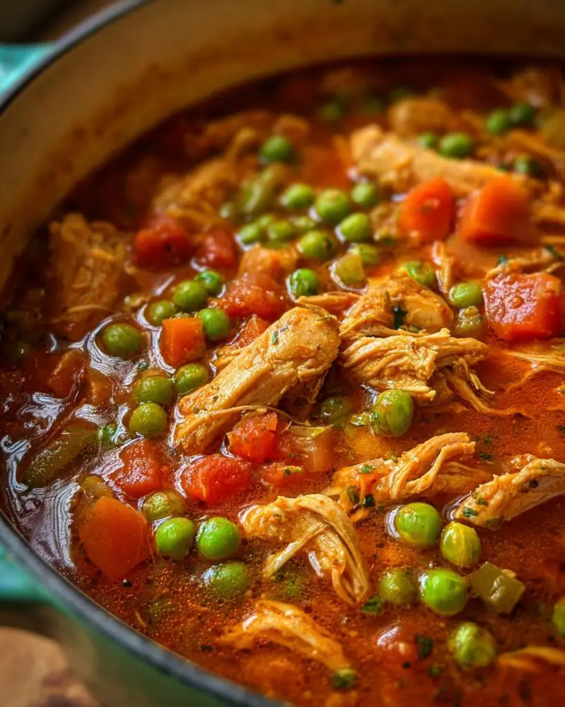 Amazing Romanian Chicken & Pea Stew: 1 Pot Wonder