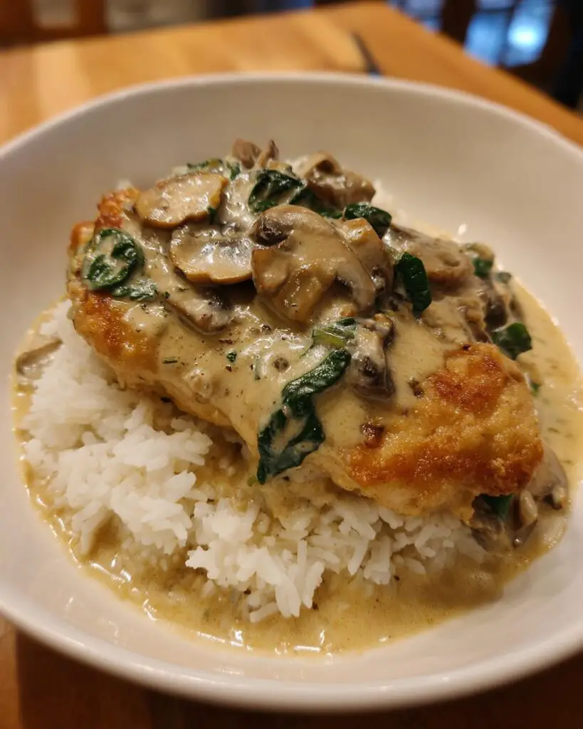 Best Smothered Chicken and Rice Recipe: 4 Servings