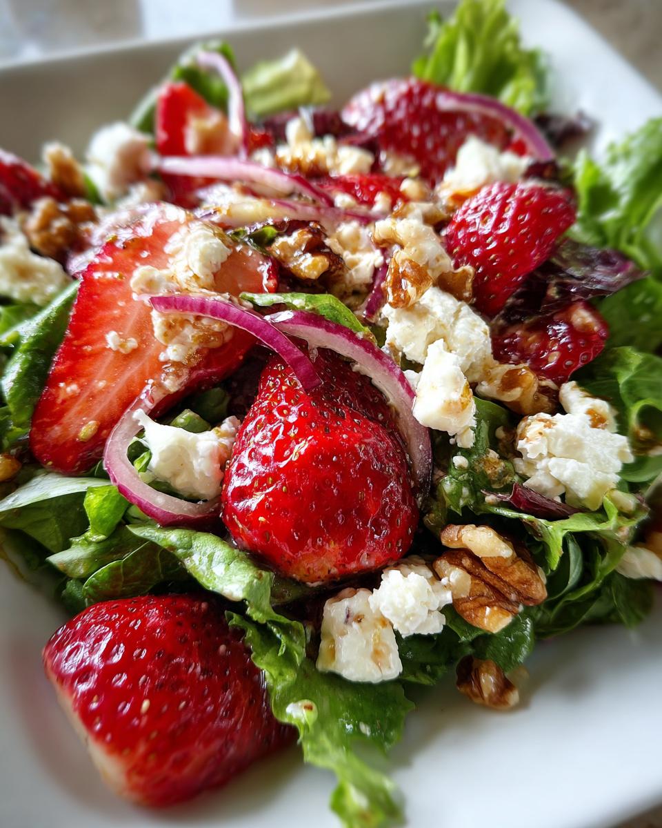 Amazing Strawberry Goat Cheese Salad: 1 Twist
