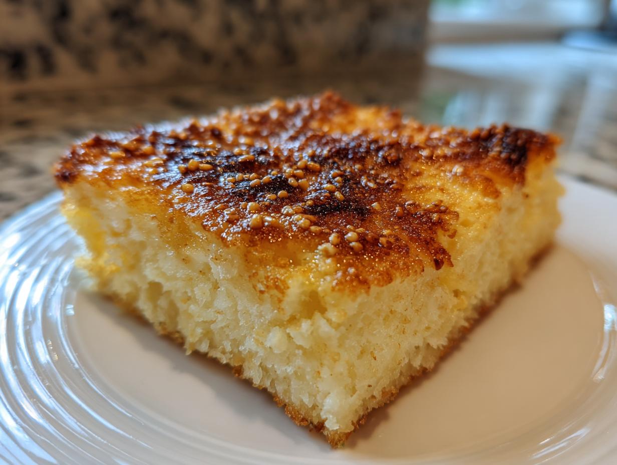 A slice of delicious sweet treat on a white plate. This is the easiest sweet treat on Facebook!