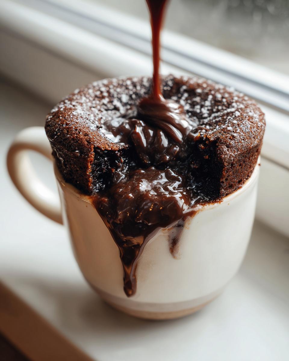 Decadent Microwave Chocolate Lava Mug Cake - Other 2