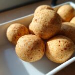 Amazing Anti-Inflammatory Cat Treats: 1 Joyful Recipe 11 Close-up of a batch of homemade anti-inflammatory cat treats in a white dish.