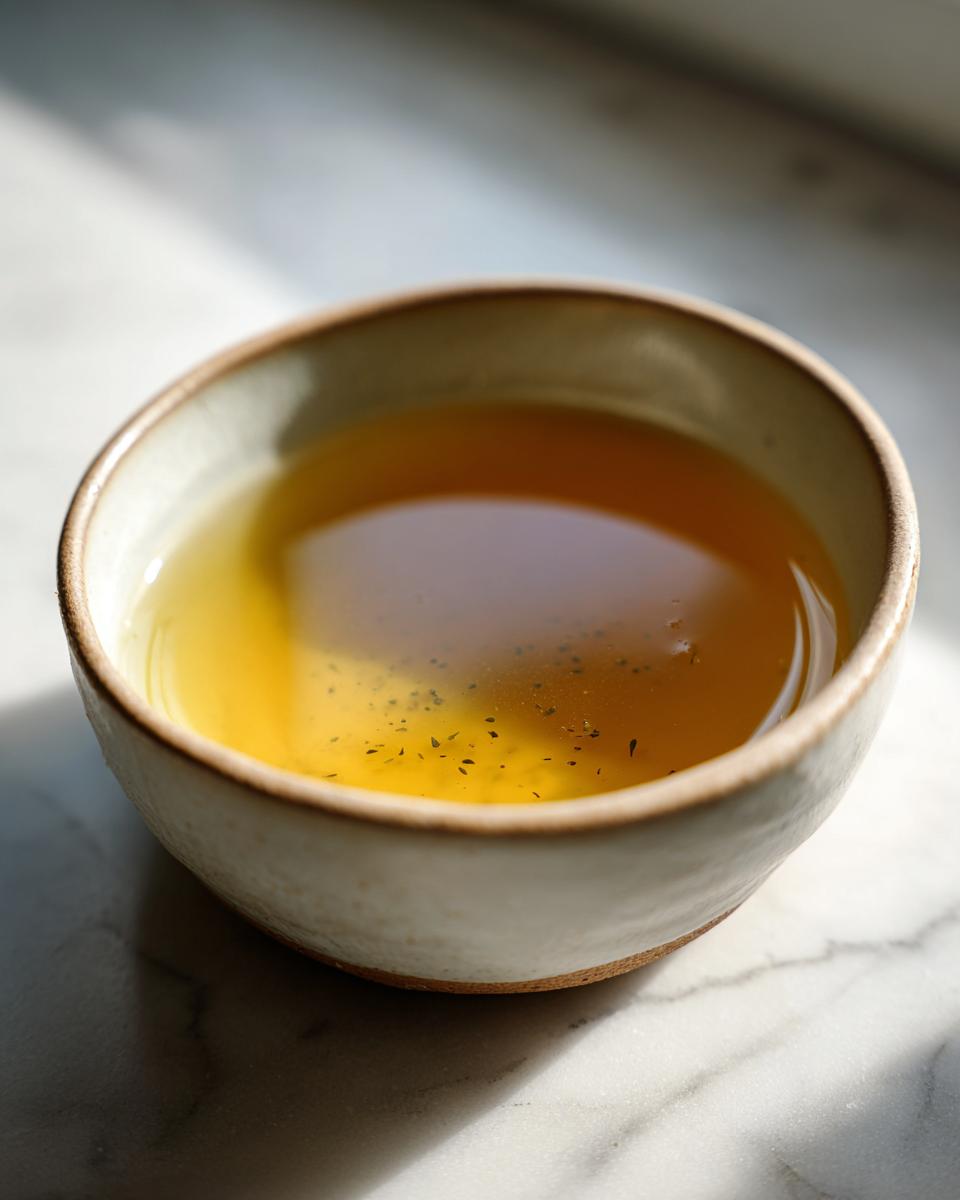 Amazing Fish Broth Cat Recipe: 1 Hero 9 A ceramic bowl filled with warm fish broth, perfect for a Fish Broth Cat Recipe.