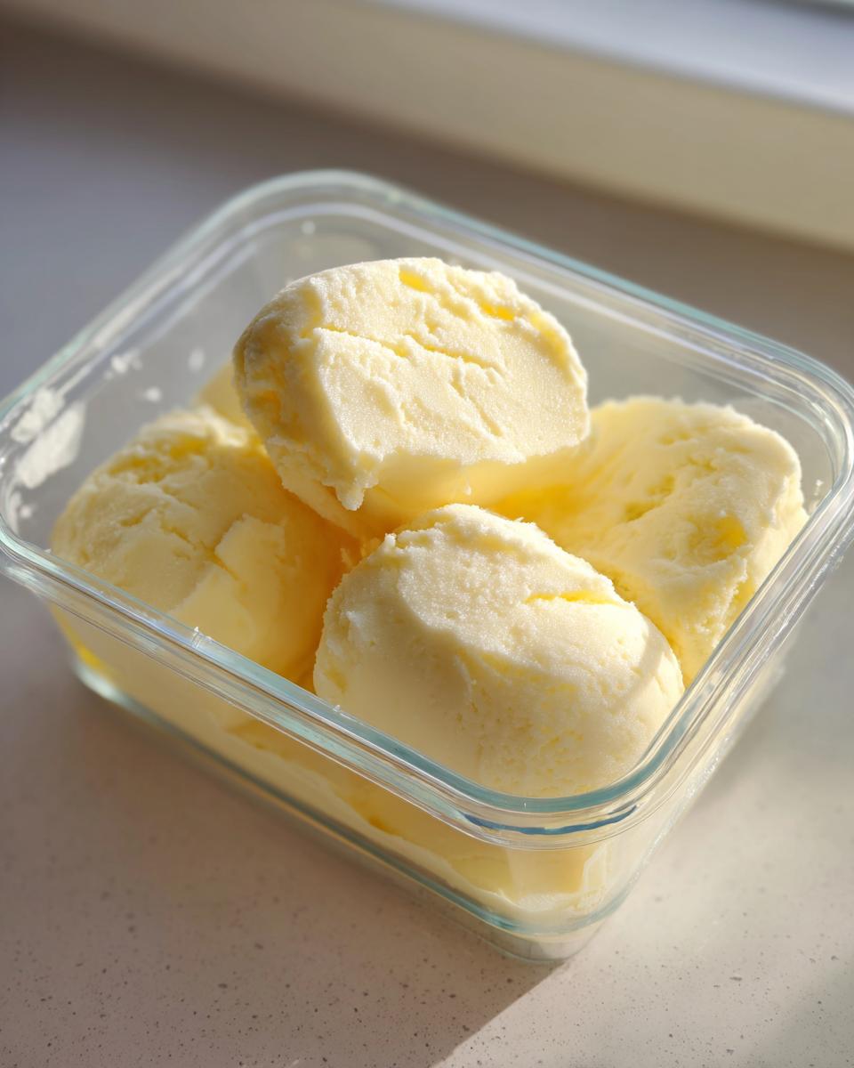 Amazing Frozen Cat Treats for Hot Weather 8 Close-up of homemade frozen cat treats in a glass container, perfect for hot weather.