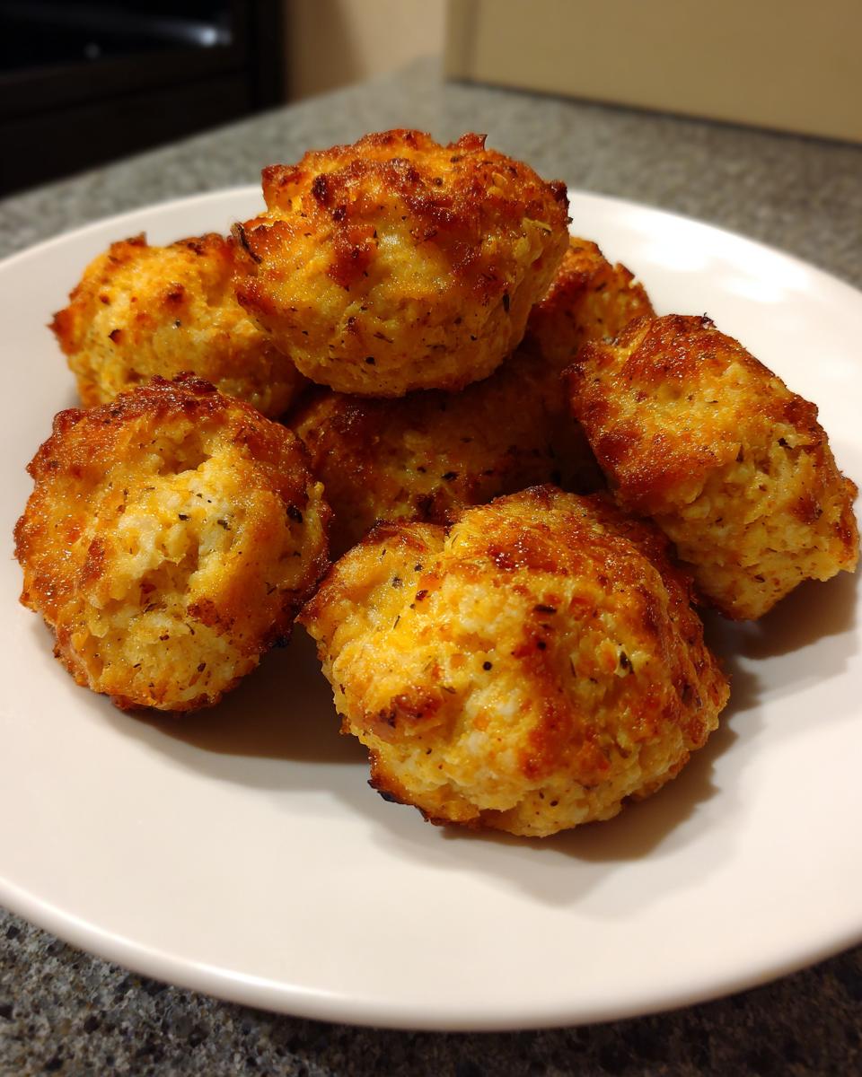 Amazing Grain-Free Fish Cat Treats: 3 Simple Ingredients 7 Pile of freshly baked Grain-Free Fish Cat Treats on a white plate, ready to be served.