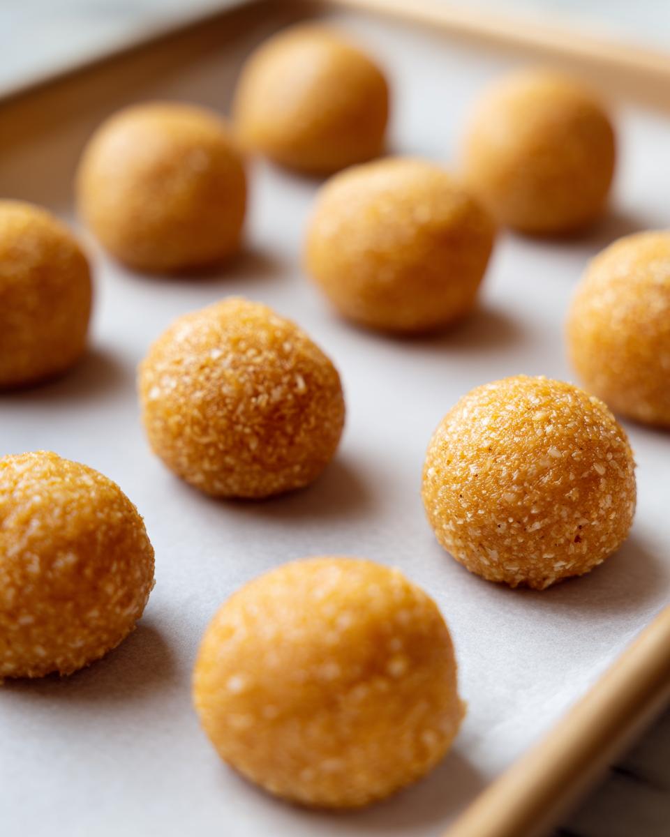 Amazing Hairball Support Cat Treats: 3 Simple Steps 8 Close-up of several homemade Hairball Support Cat Treats on parchment paper.