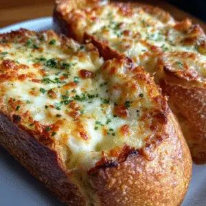 Cheesy Stuffed Garlic Bread
