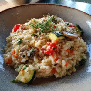 Mediterranean Vegetable Risotto