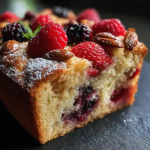 Fresh Berry Buckle Cake 2 Fresh Berry Buckle Cake