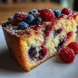 Fresh Berry Buckle Cake 3 Fresh Berry Buckle Cake