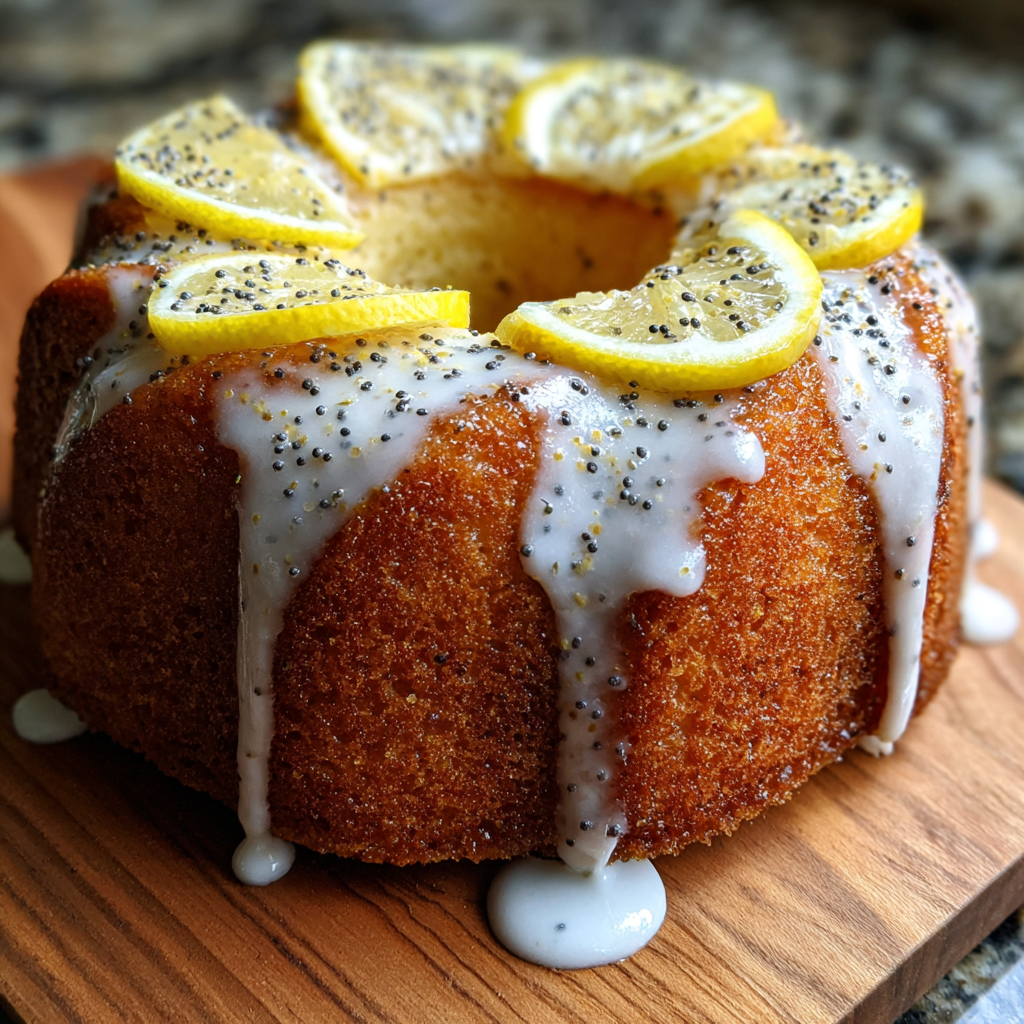 Lemon Poppy Seed Bundt Cake 1 Lemon Poppy Seed Bundt Cake