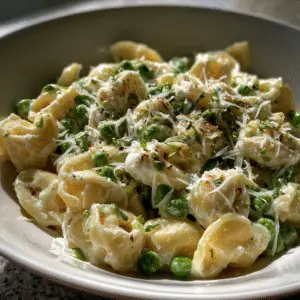 Goat Cheese & Pea Pasta 2 Goat Cheese & Pea Pasta