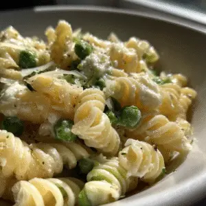 Goat Cheese & Pea Pasta 4 Goat Cheese & Pea Pasta