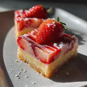 Strawberry Lemonade Bars