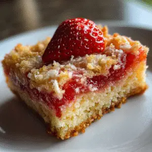 Strawberry Lemonade Bars