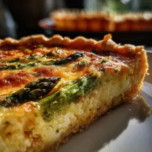 Asparagus & Goat Cheese Quiche 3 Asparagus & Goat Cheese Quiche