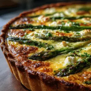 Asparagus & Goat Cheese Quiche 2 Asparagus & Goat Cheese Quiche