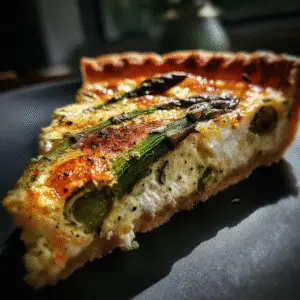 Asparagus & Goat Cheese Quiche 4 Asparagus & Goat Cheese Quiche