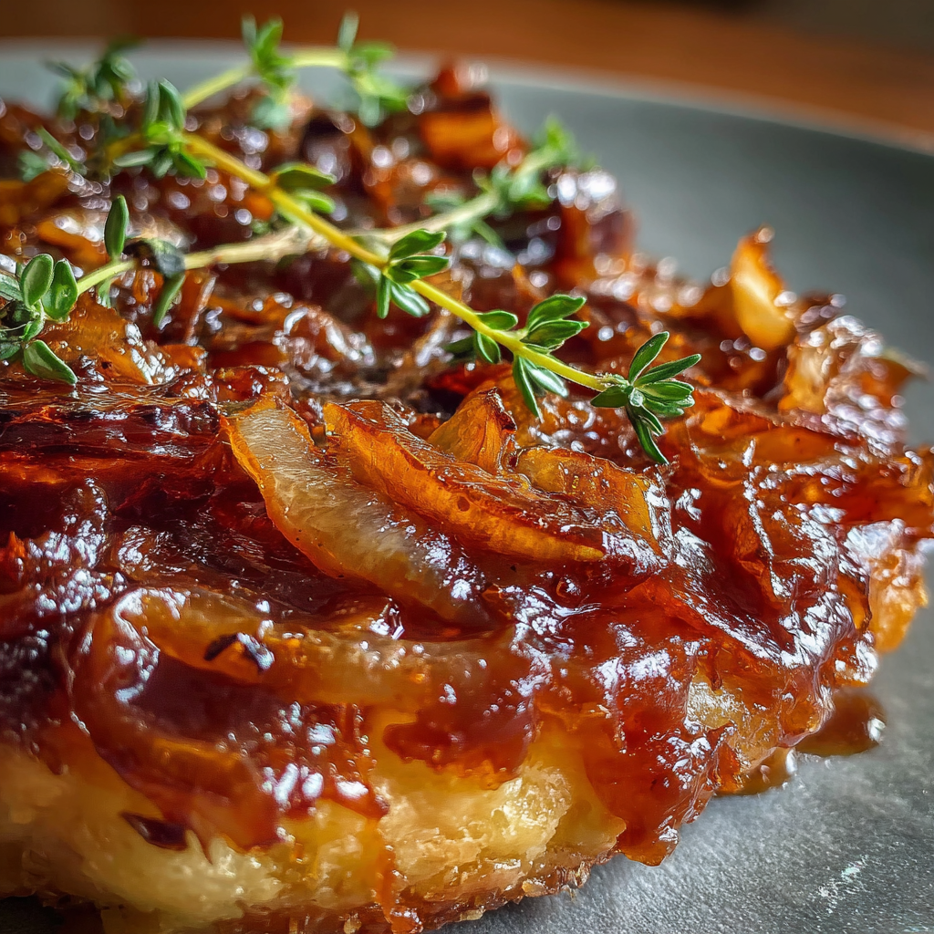 Caramelized Onion & Garlic Tarte Tatin 1 Caramelized Onion & Garlic Tarte Tatin