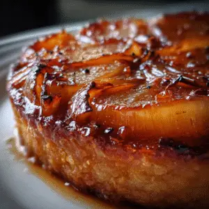 Caramelized Onion & Garlic Tarte Tatin 2 Caramelized Onion & Garlic Tarte Tatin
